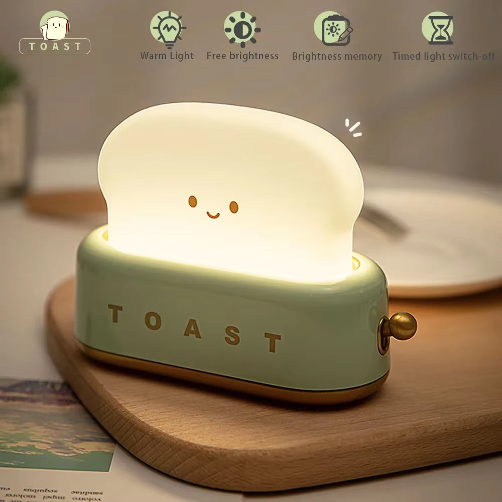 Kawaii Toast Night Lamp