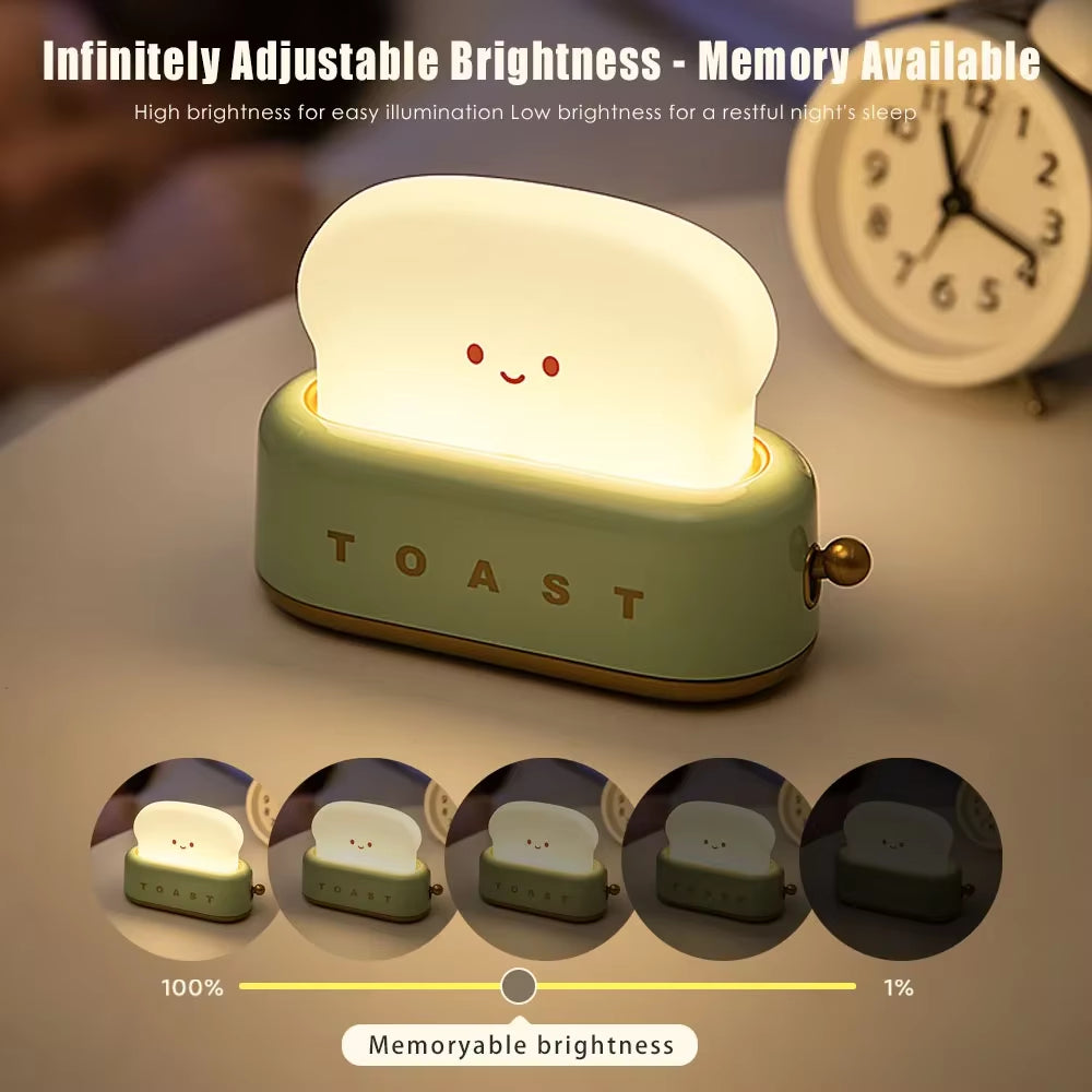 Kawaii Toast Night Lamp