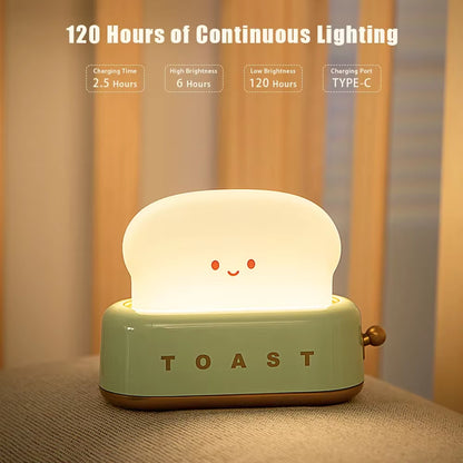 Kawaii Toast Night Lamp